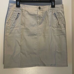 CARGO Skirt, Zipper Adornments, Sz. 10